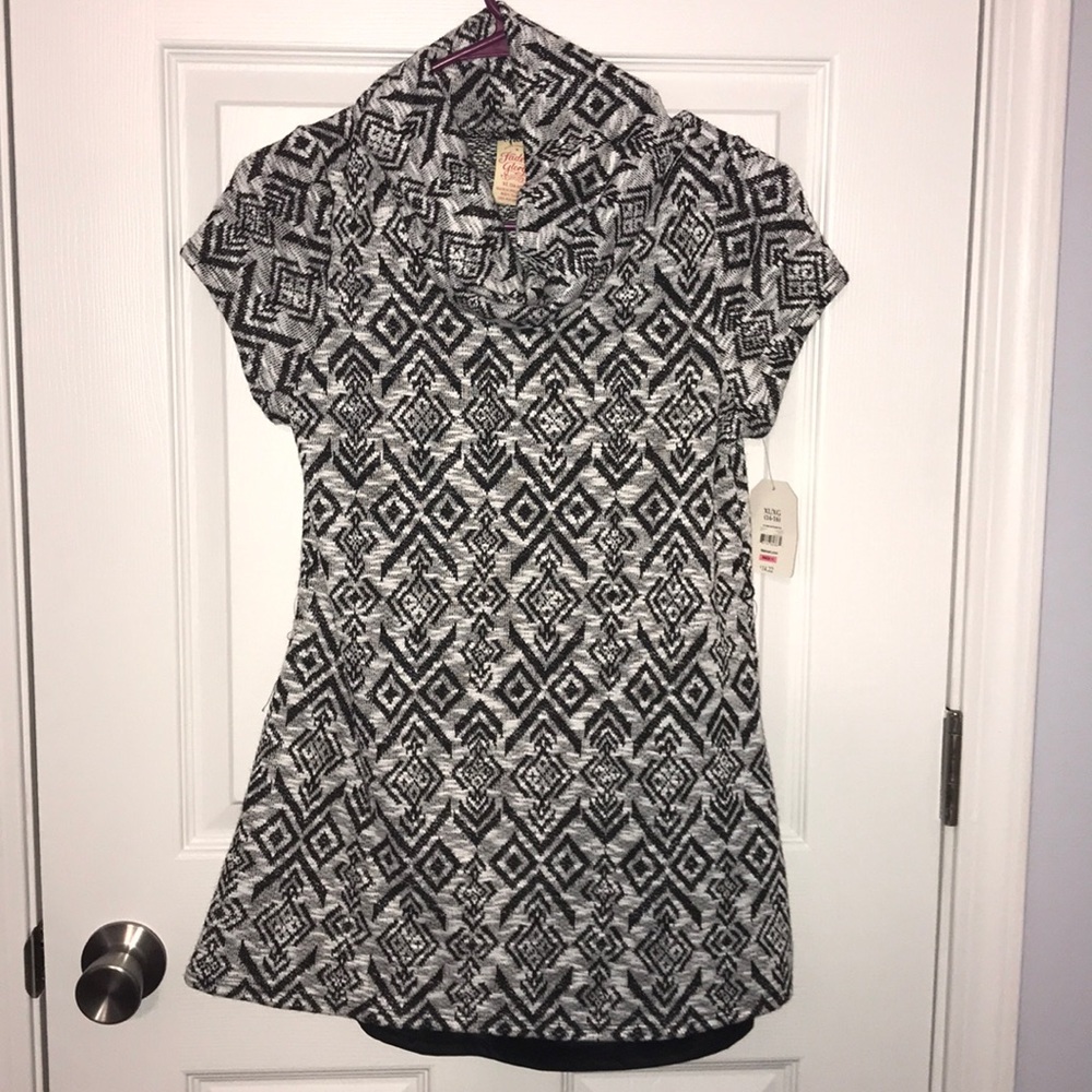Black and white dress